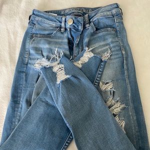 hi rise jegggings AEO🍬